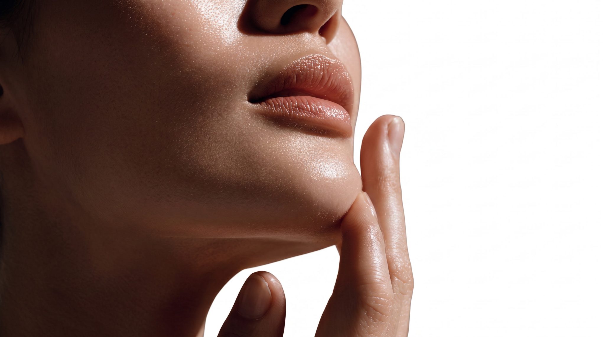 Close-up of a woman's face