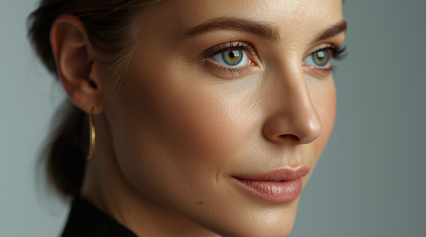 Close-up portrait of a woman.
